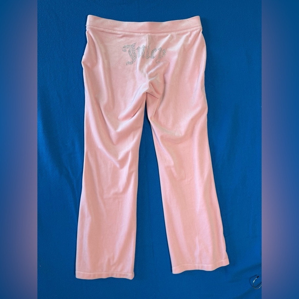Juicy Couture Pink Velour Sleep Pants Loungewearβ Womens Sz L EUC